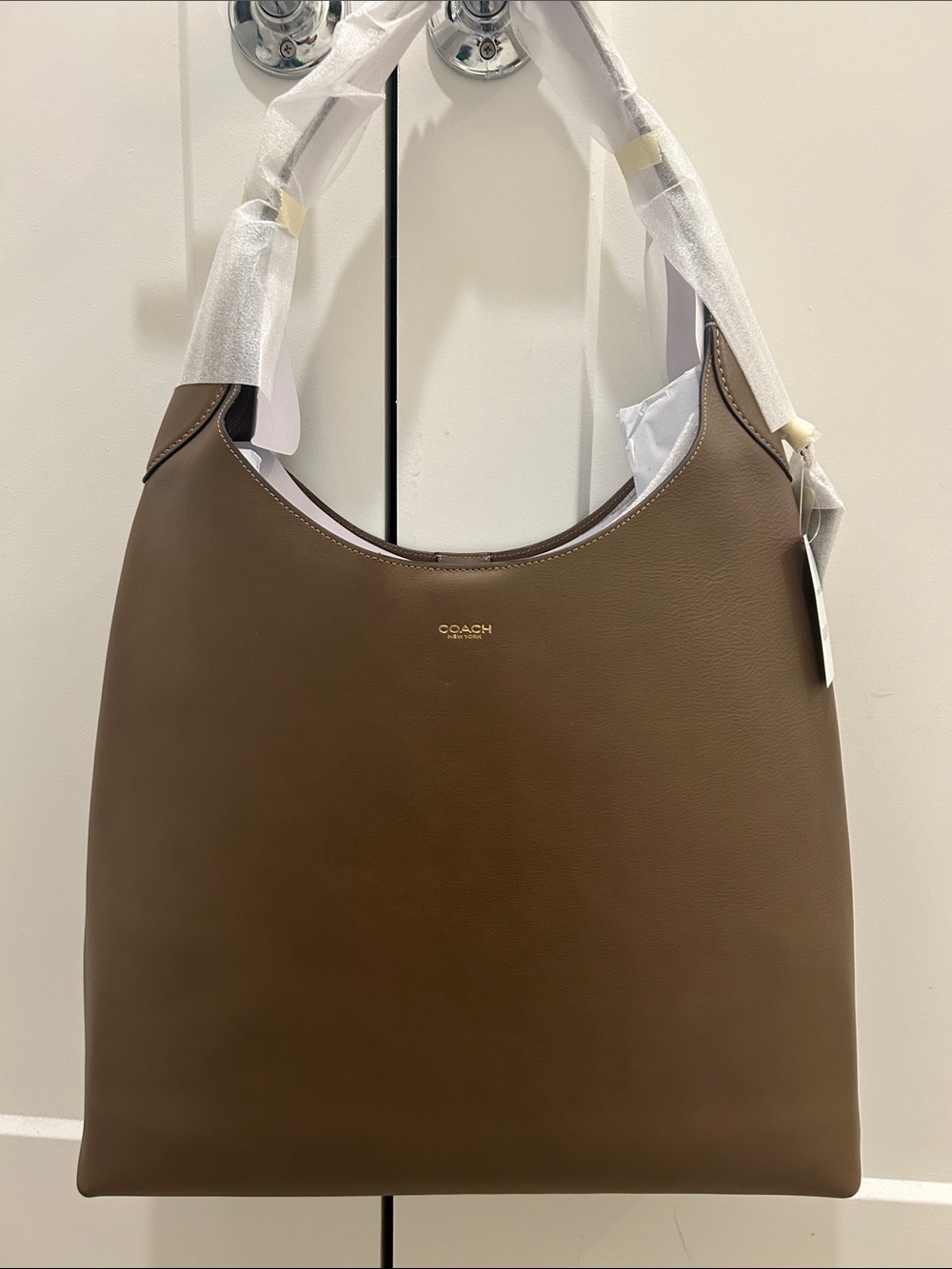Coach (NWT) Brooklyn Shoulder Bag 39 in Dark Stone